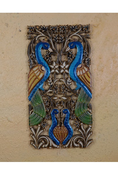 wooden painted wall panels
